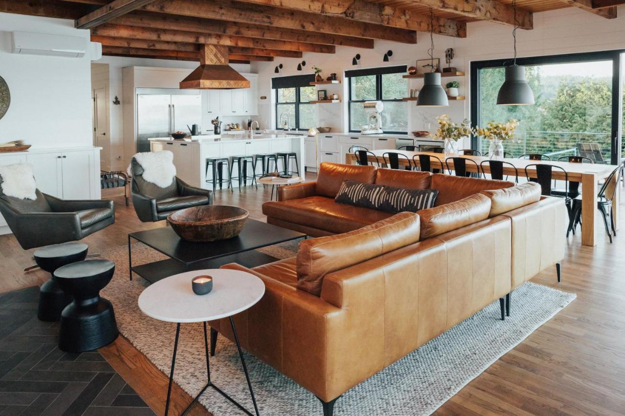 Whidbey Island Modern Farmhouse Greenbank Exterior photo